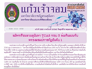 Kaew Chao Chom News No. 2285 on May 8,
2020