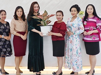 แสดงความยินดีกับ นางจุณีรัตน์
จันทร์นิตย์ ในโอกาสเข้ารับตำแหน่ง
รักษาการในตำแหน่งผู้อำนวยการสำนักงานอธิการบดี