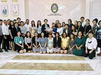 Congratulates Mrs. Juneerat Jannit on
being appointed to the position of
Acting Director of the Office of the
President.