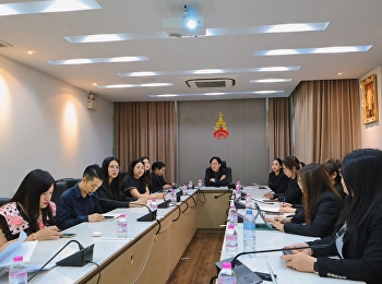 ประชุมคณะกรรมการดำเนินงานทำนุบำรุงศิลปะและวัฒนธรรมและเอกลักษณ์
สำนักงานอธิการบดี ประจำปีการศึกษา 2568